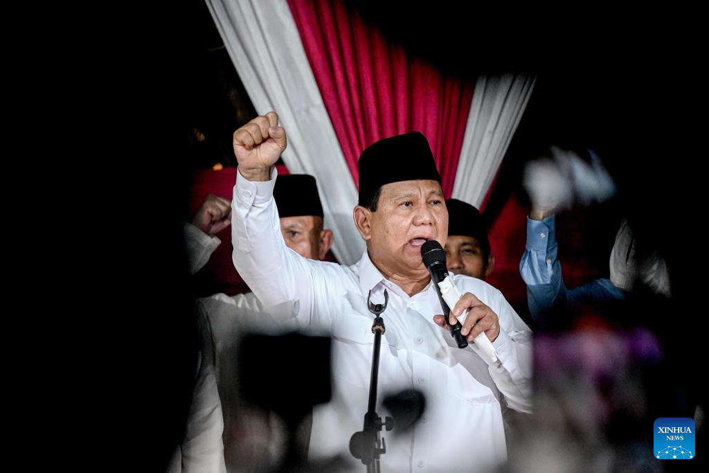 Prabowo Subianto Wins 2024 Indonesian Presidential Election-Xinhua