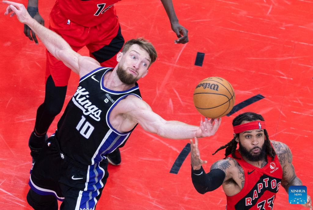 NBA regular season: Toronto Raptors vs. Sacramento Kings-Xinhua