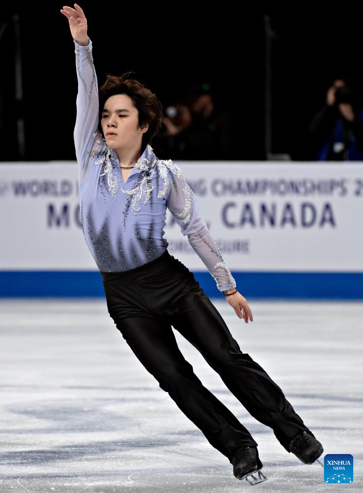 Highlights of ISU World Figure Skating Championships-Xinhua