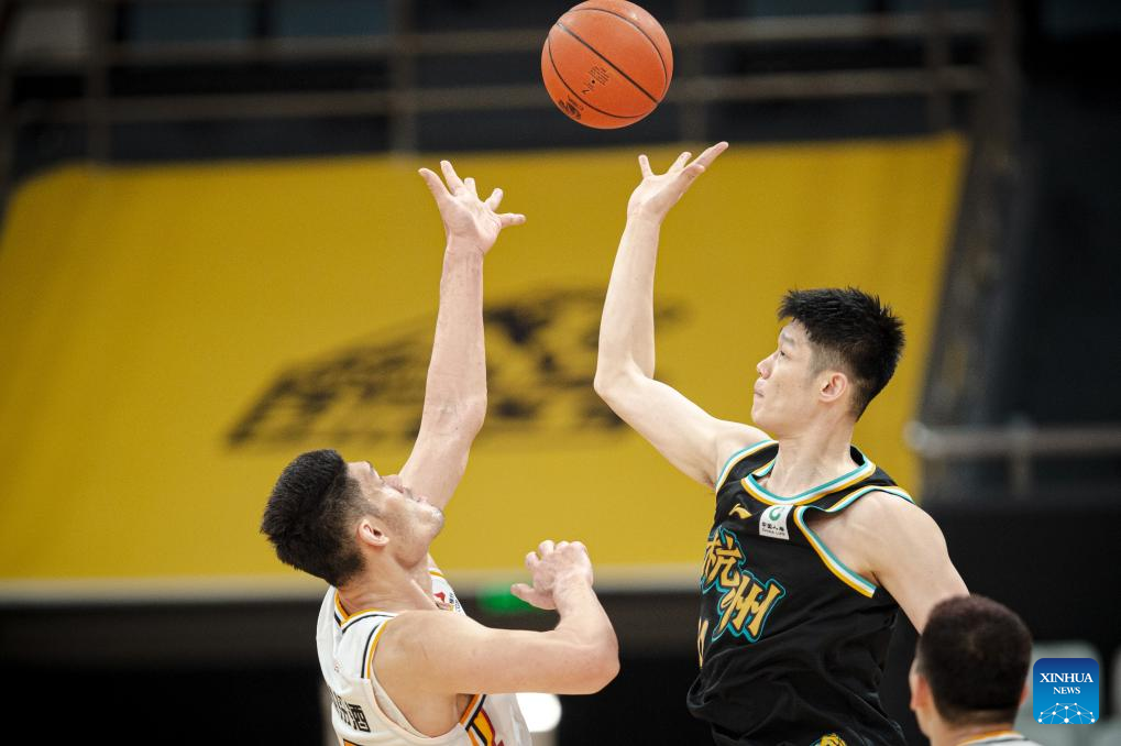 2023-2024 season of CBA league: Zhejiang Lions vs. Shanxi Loongs-Xinhua