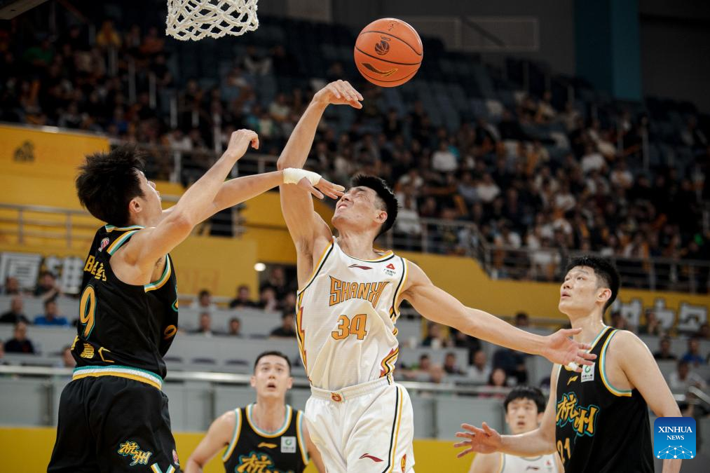 2023-2024 season of CBA league: Zhejiang Lions vs. Shanxi Loongs-Xinhua