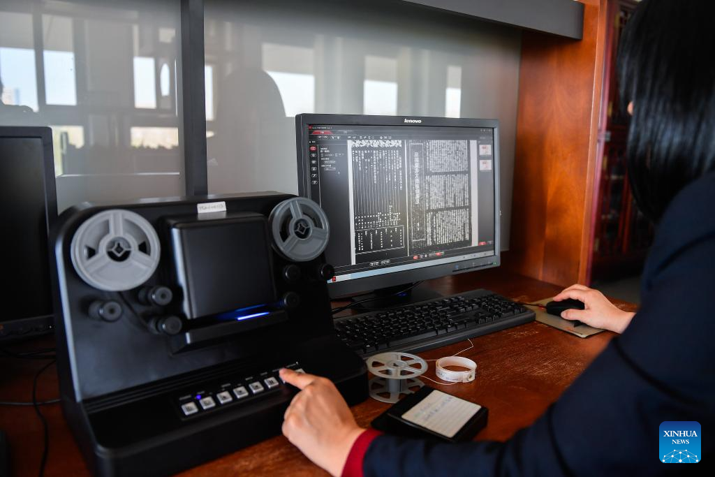 Microfilm reproduction helps preserve ancient documents in NE China's ...