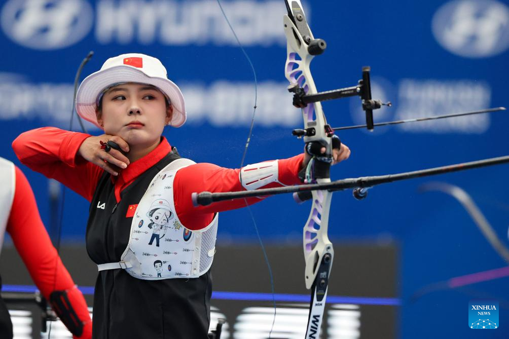 Highlights of Shanghai 2024 Archery World Cup-Xinhua