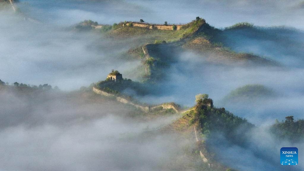 Scenery of Hongshankou Great Wall in north China-Xinhua