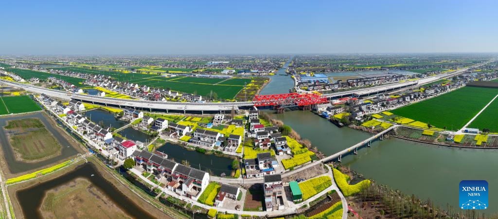 In Pics: Construction Sites In China's Yangtze River Delta-xinhua