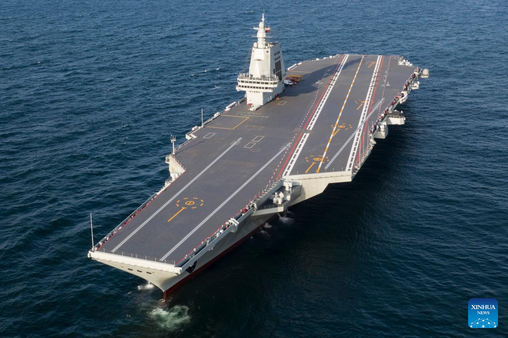 Chinas Third Aircraft Carrier Fujian Completes Maiden Sea Trials China Minutes 