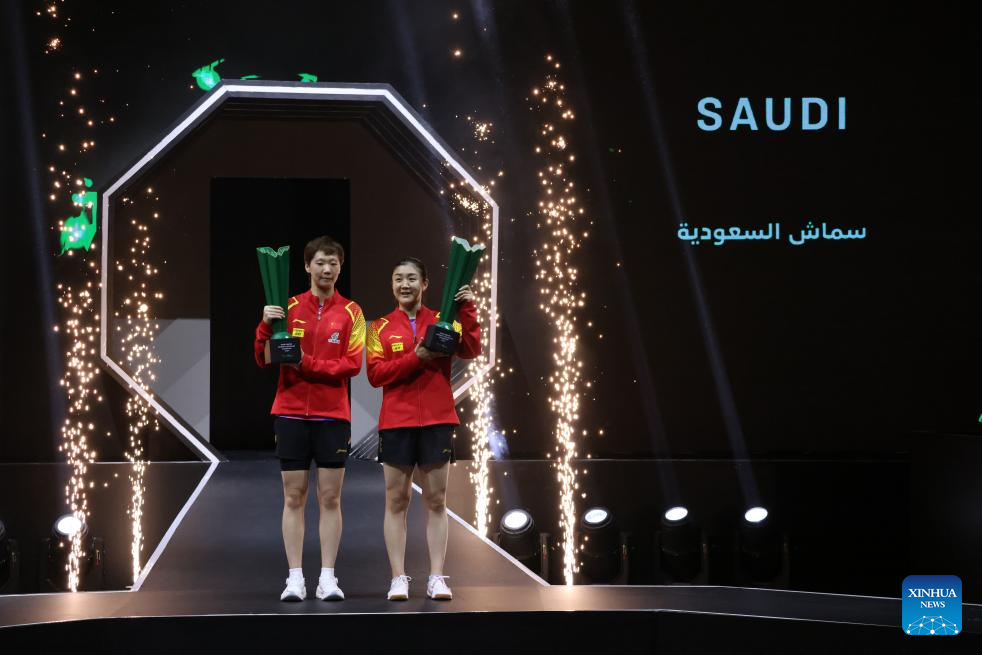 Team China clinches men's, women's doubles titles at 2024 WTT Saudi