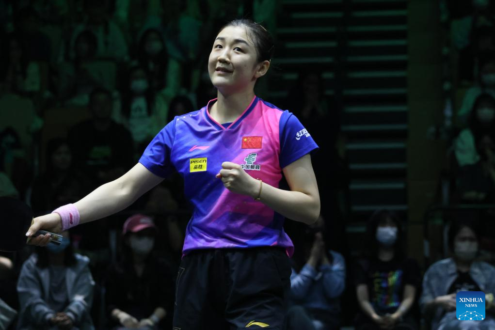 China enjoys clean sweep at WTT Saudi Smash-Xinhua