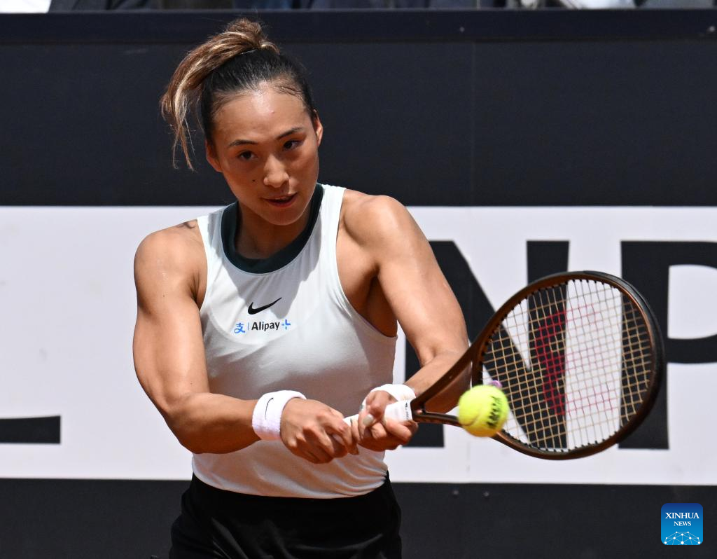 China's Zheng Qinwen Moves Into WTA 1000 Rome Quarterfinals-Xinhua