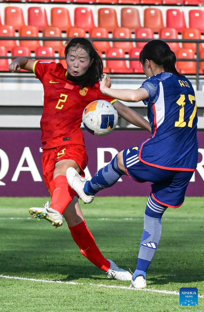 AFC U17 Women's Asian Cup 2024 Japan vs. ChinaXinhua