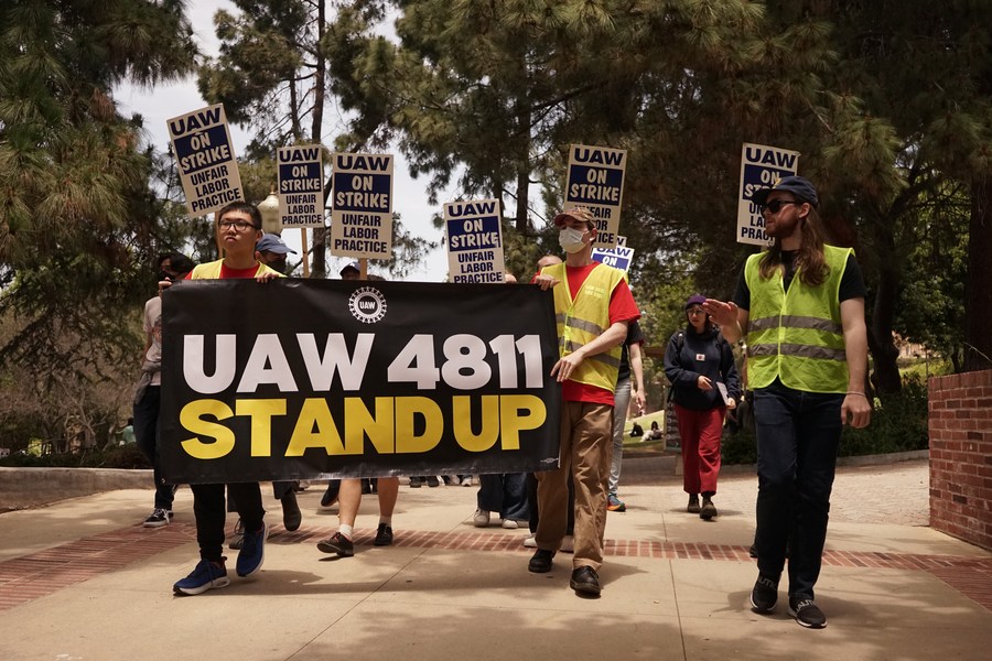 Academic workers at UC Los Angeles strike over university's handling of ...