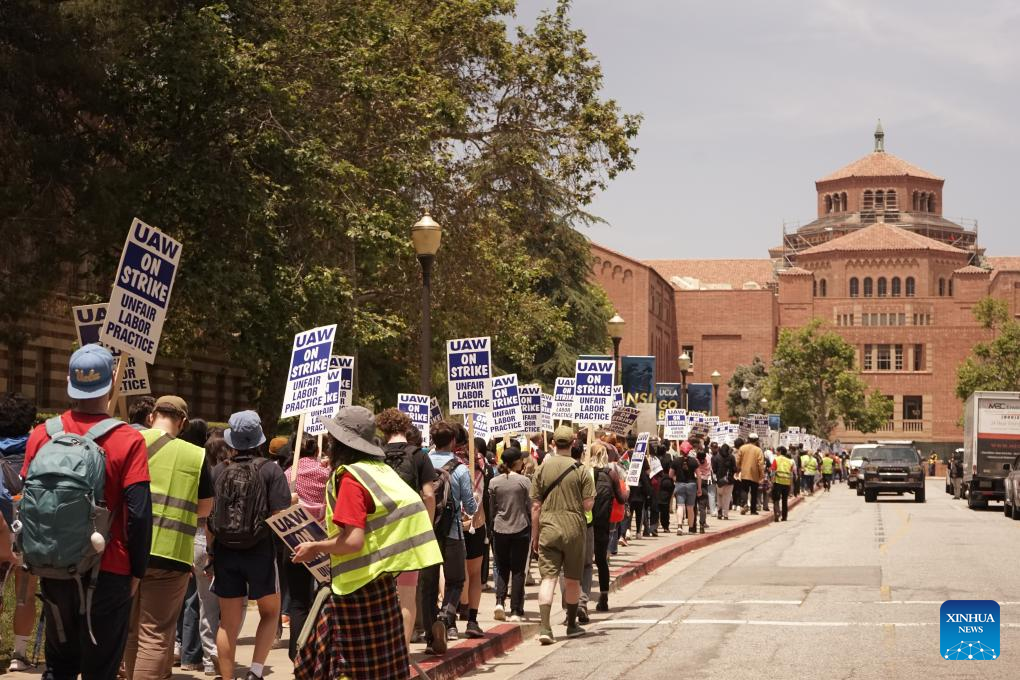 Academic workers at UC Los Angeles strike over university's handling of ...