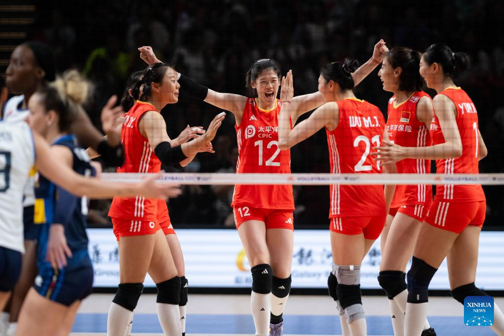 Nations League di pallavolo femminile: Italia-Cina – Xinhua