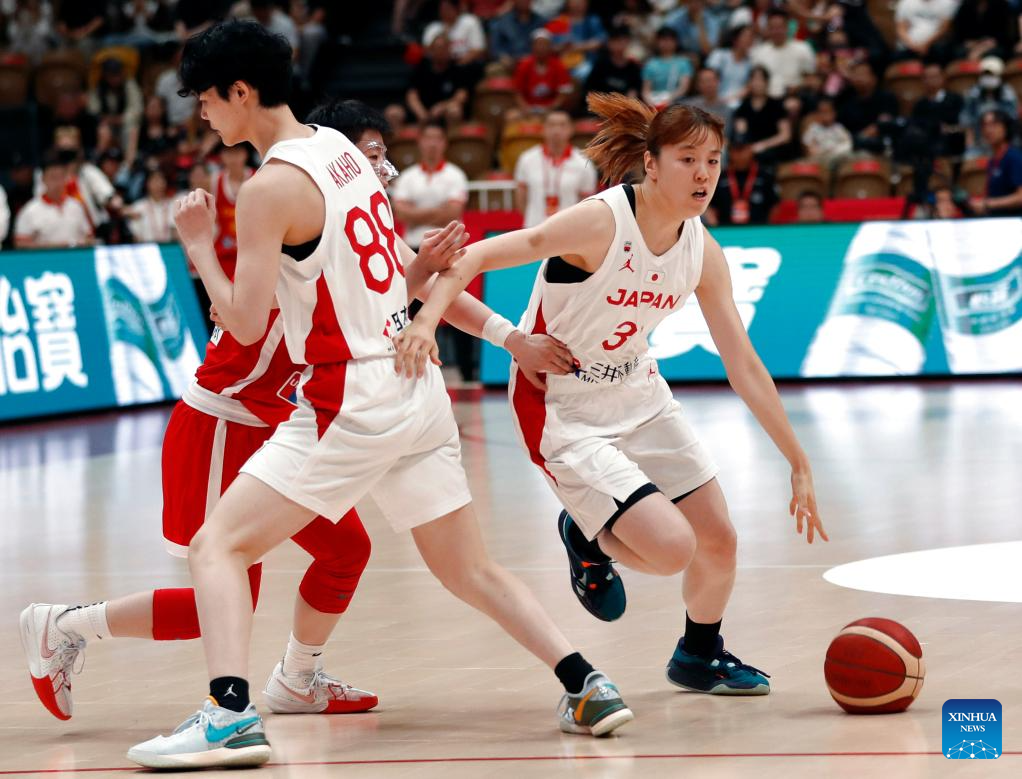 In pics: friendly match at women’s basketball pre-Olympic warm-up series: China vs. Japan