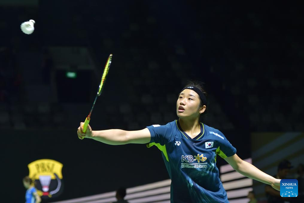 Sorotan Turnamen Bulutangkis Indonesia Open 2024-Xinhua