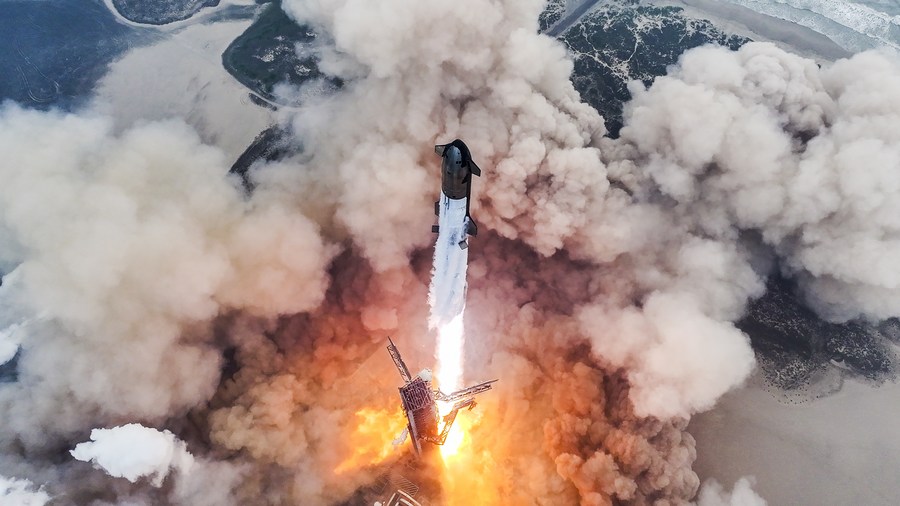 SpaceX lanzó con éxito el cohete Starship-Xinhua
