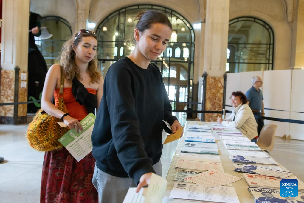 French far-right National Rally well ahead in EU elections-Xinhua