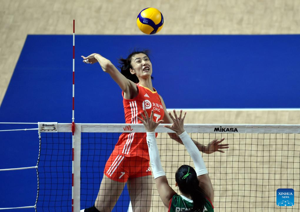 China Sweeps Bulgaria in Women's Volleyball Nations League