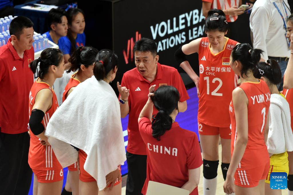 China Sweeps Bulgaria in Women's Volleyball Nations League