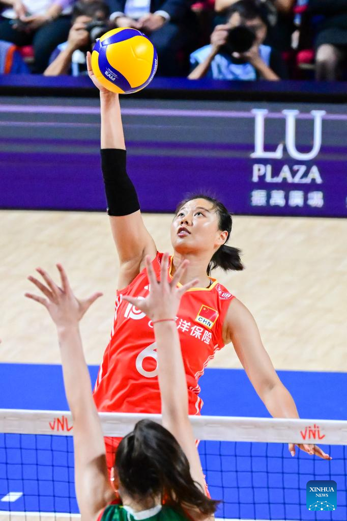 China Sweeps Bulgaria in Women's Volleyball Nations League