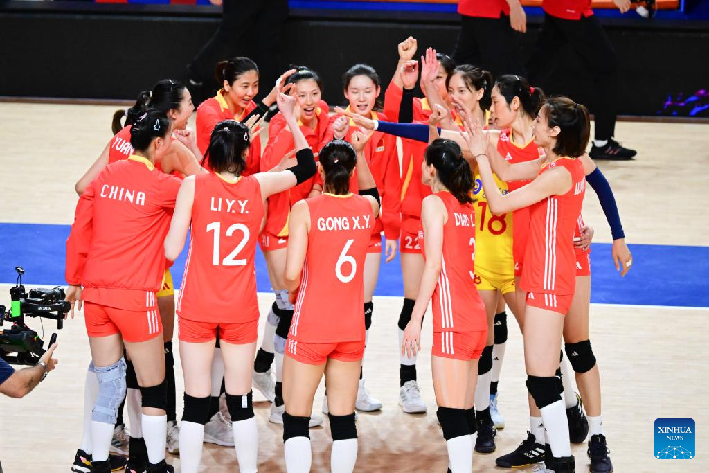 China Sweeps Bulgaria in Women's Volleyball Nations League