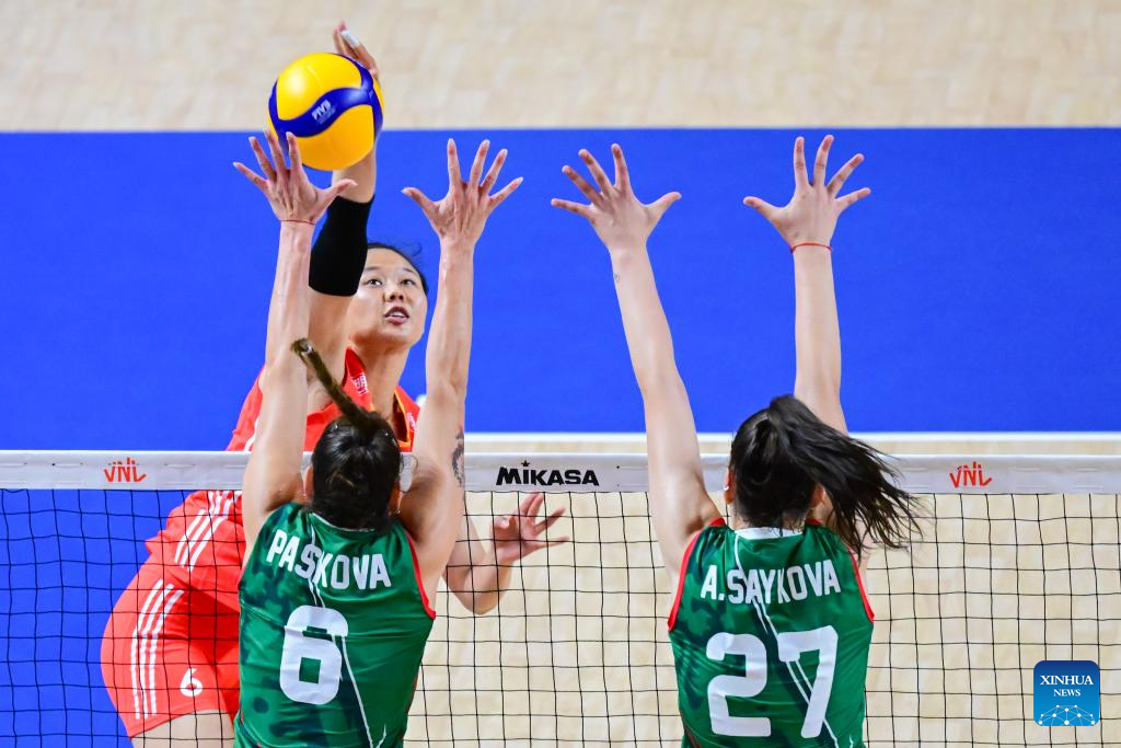 China Sweeps Bulgaria in Women's Volleyball Nations League