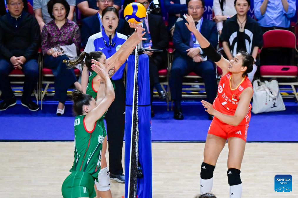 China Sweeps Bulgaria in Women's Volleyball Nations League