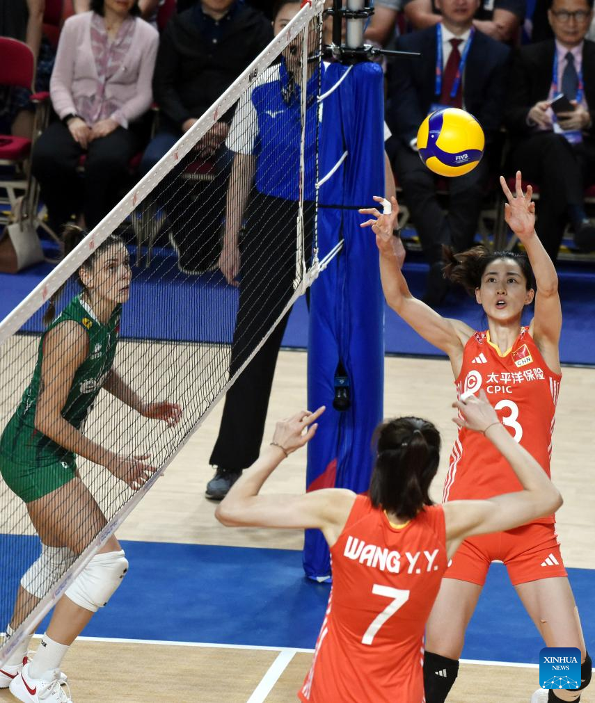 China Sweeps Bulgaria in Women's Volleyball Nations League