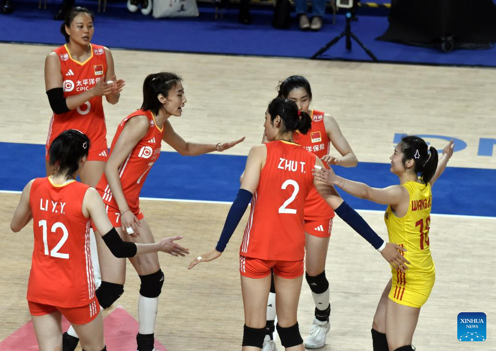 China Sweeps Bulgaria in Women's Volleyball Nations League