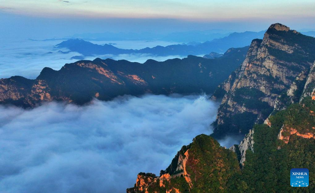 Landscape of Wuyuezhai National Forest Park, Shijiazhuang, Hebei