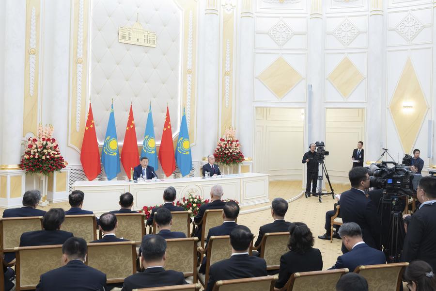 Xi says China, Kazakhstan are companions on path to modernization-Xinhua