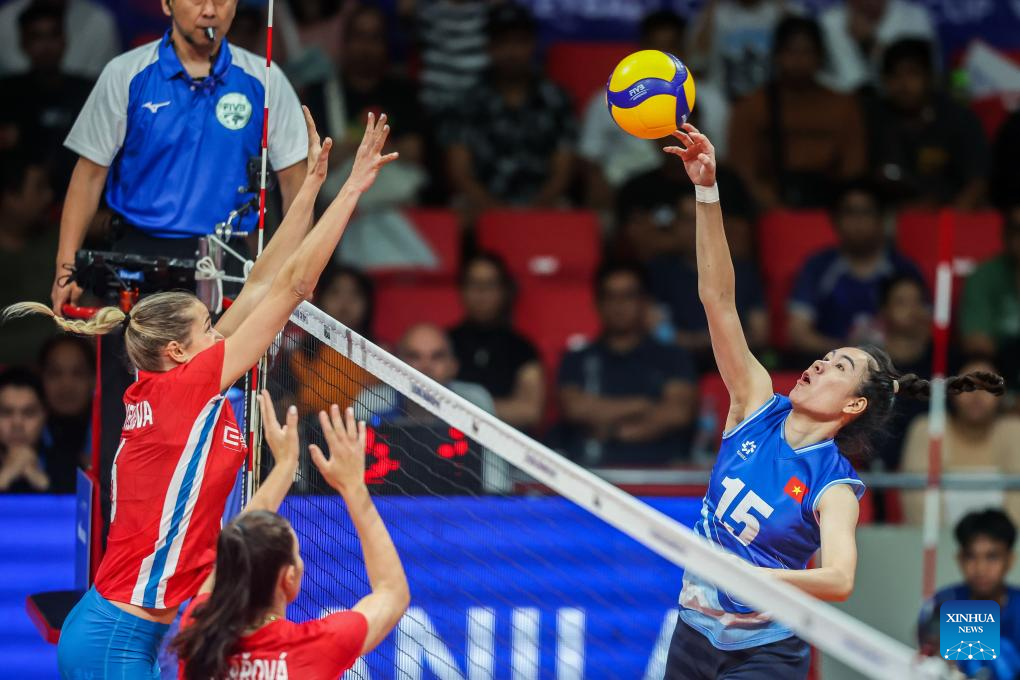 FIVB Women’s Volleyball Challenger Cup 2024: Česká republika vs. Vietnam-Xinhua