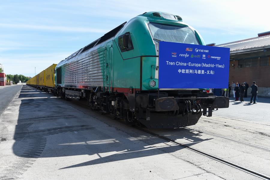 Un ferrocarril de mercancías que fomenta el comercio y la amistad China-España: Xinhua