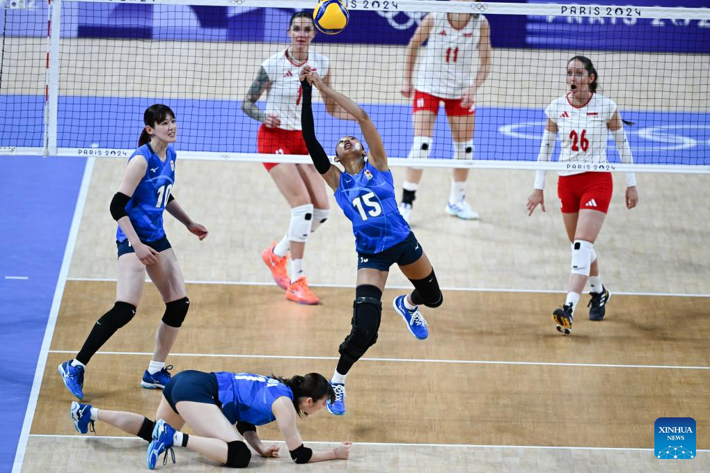 Olympics Italy, Poland win in women's volleyball openersXinhua