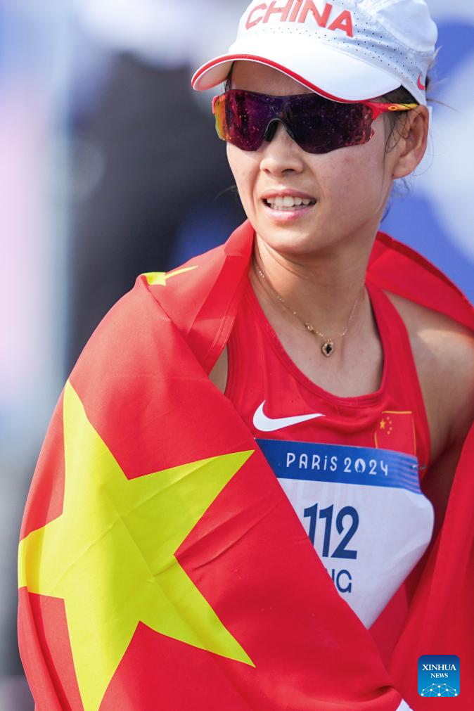 Olympics | China's Yang Wins Women's 20km Race Walk Gold at Paris 2024 with Huge Advantage (Updated)