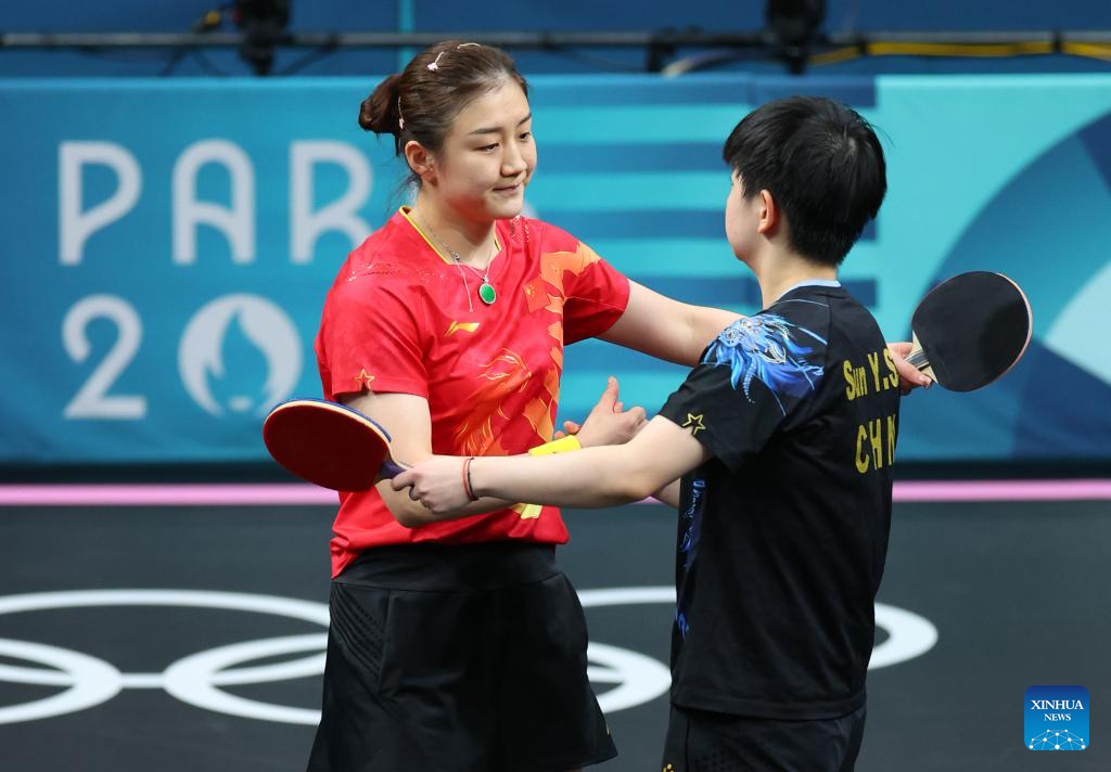 Olympics | Feature: China's Top Women Paddlers Reunite in Olympic Déjà Vu, Distinctive Triumph