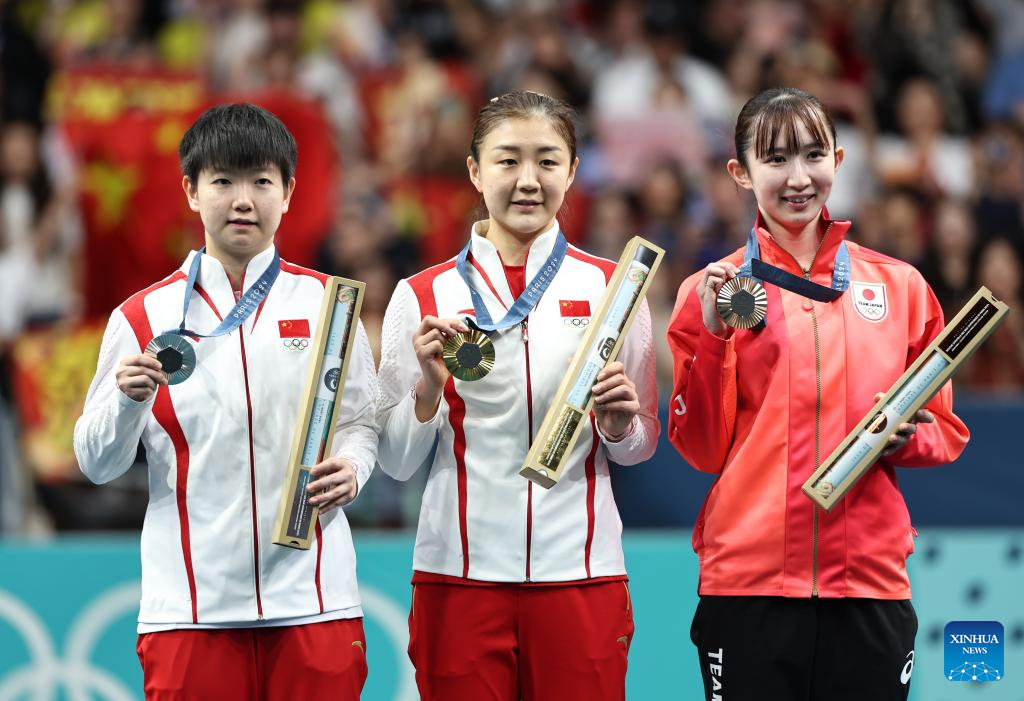 Olympics | Feature: China's Top Women Paddlers Reunite in Olympic Déjà Vu, Distinctive Triumph