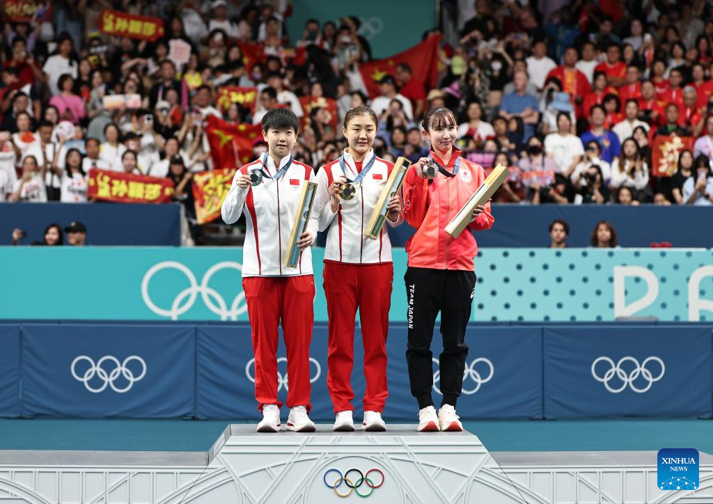 Olympics | Feature: China's Top Women Paddlers Reunite in Olympic Déjà Vu, Distinctive Triumph