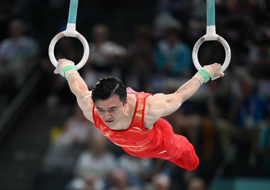 In pics Liu Yang wins China's 1st gymnastics gold of Paris Olympics in