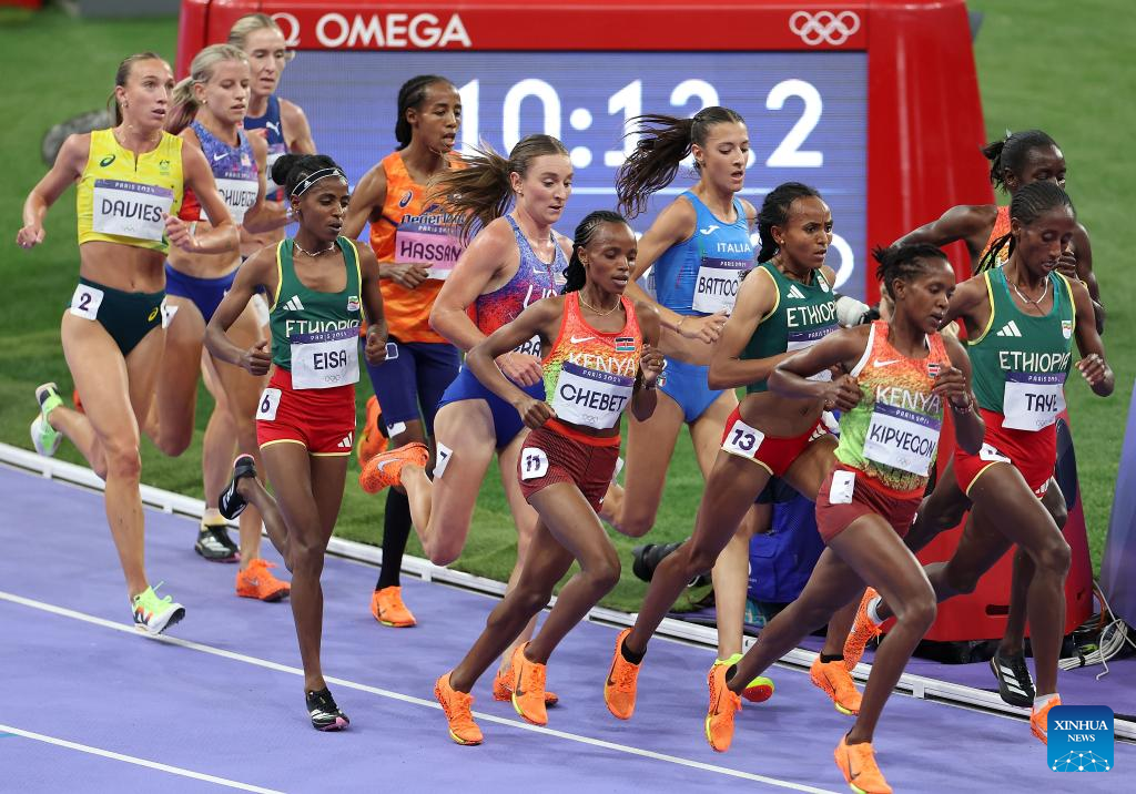 Olympics | Kenya's Chebet Wins Women's 5000m Gold At Paris Games-Xinhua