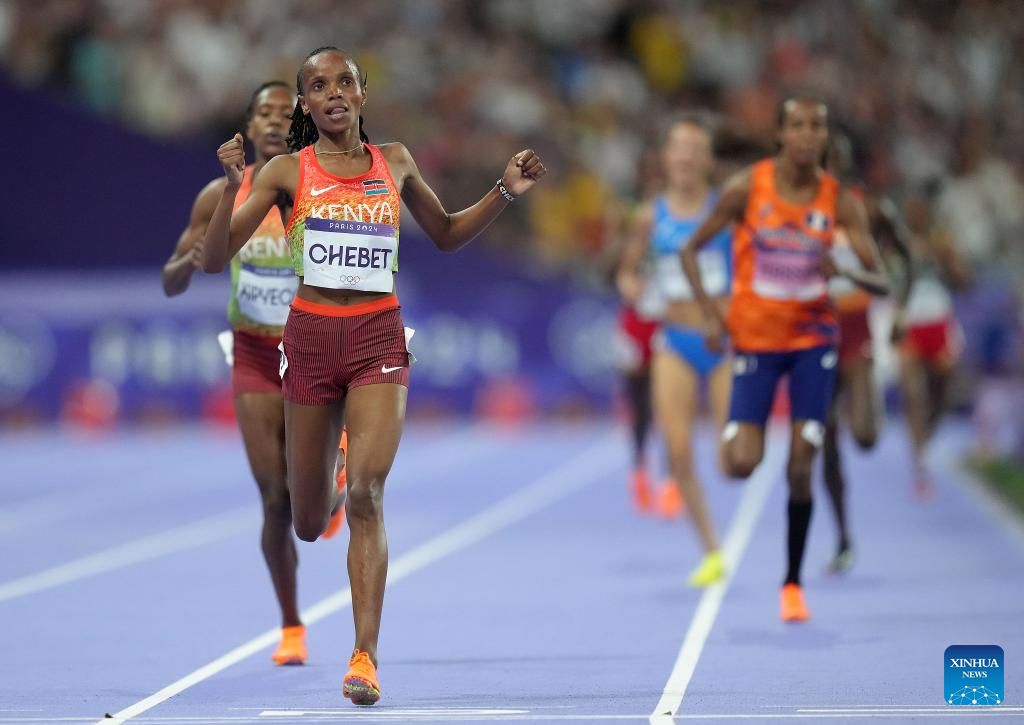 Olympics | Kenya's Chebet Wins Women's 5000m Gold At Paris Games-Xinhua