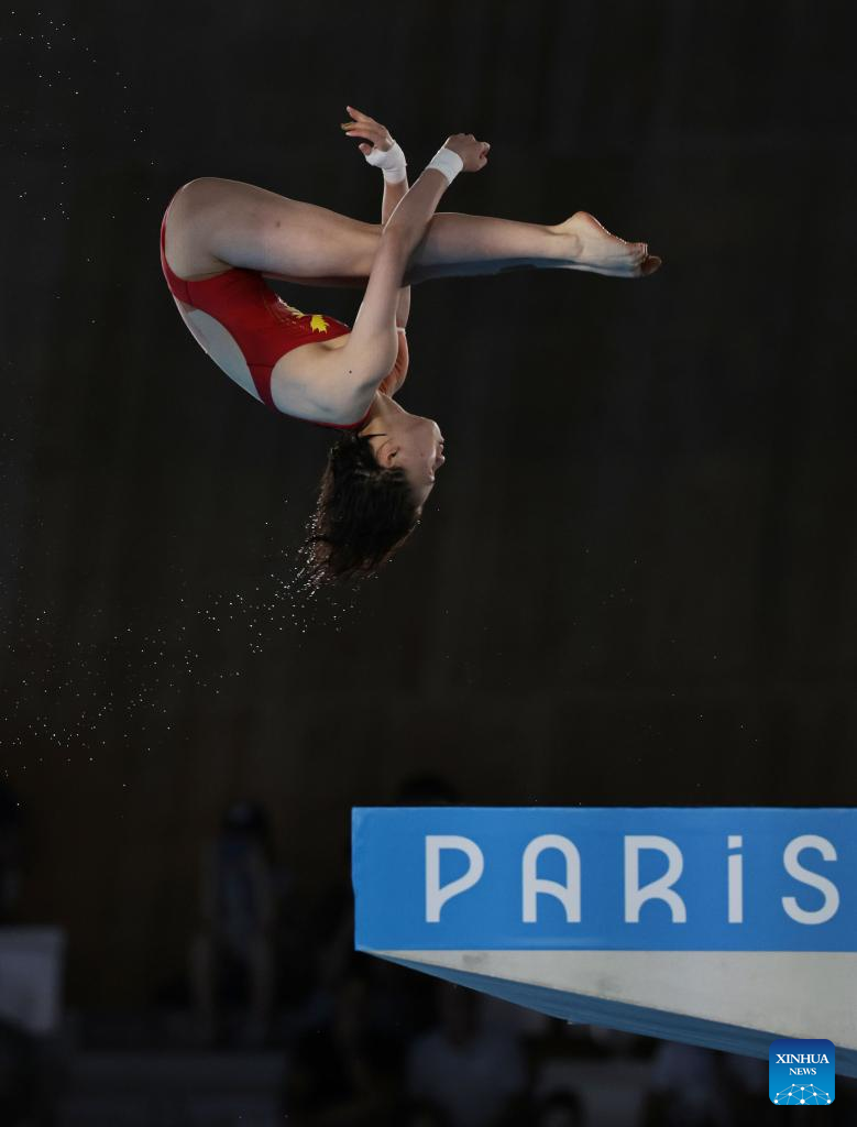 Chinese diver Quan Hongchan wins women's 10m platform at Paris Olympics