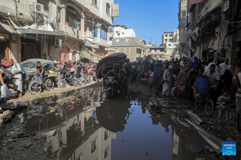 Thousands of Gazans flee under Israel's evacuation order: UN-Xinhua
