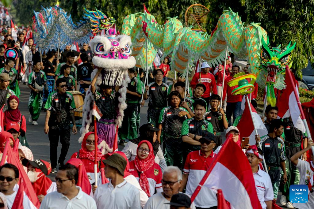 Peringatan HUT Kemerdekaan RI ke-79 di Bogor-Xinhua