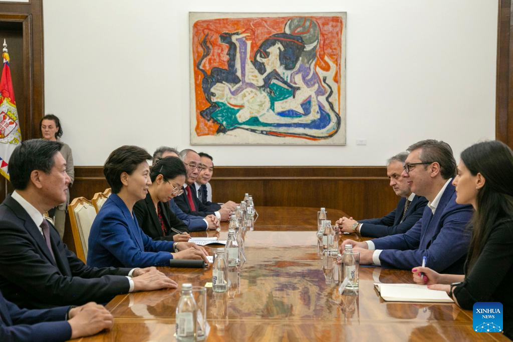 Serbian President Meets Chinese State Councilor