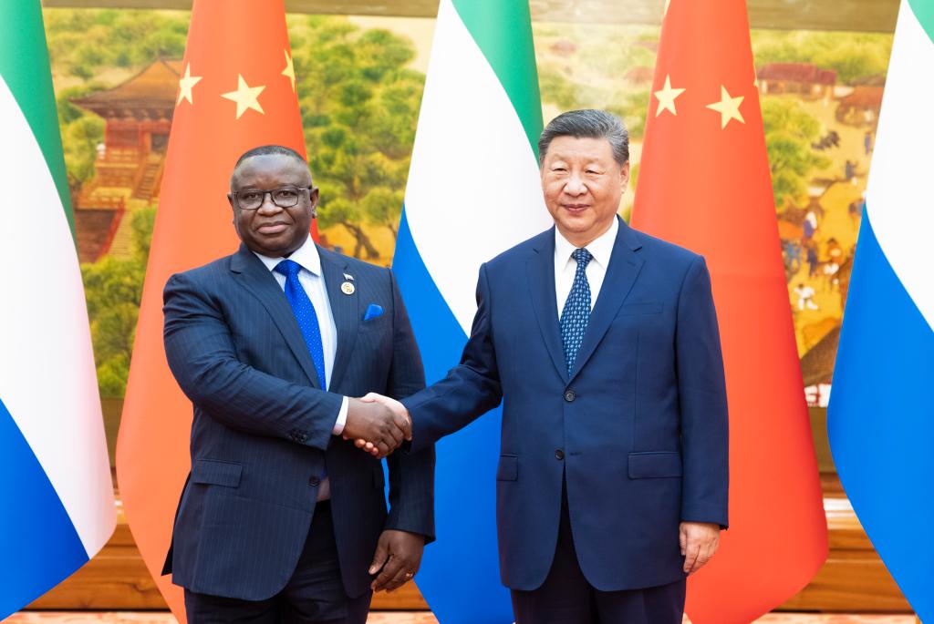 (FOCAC) Xi meets Sierra Leonean president-Xinhua