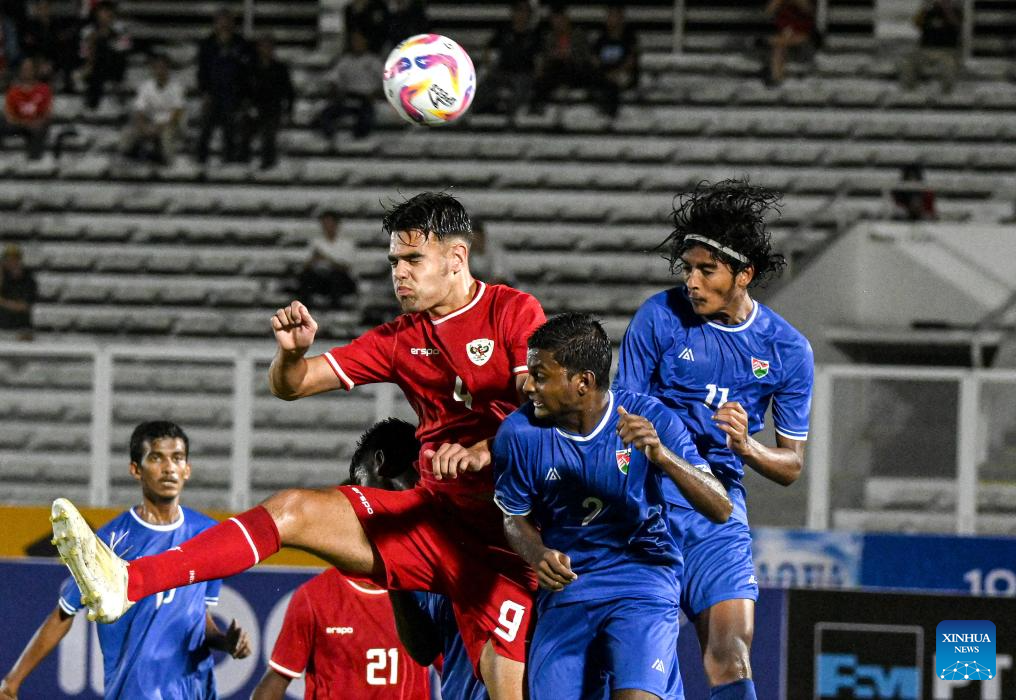 Pertandingan Kualifikasi Piala Asia AFC U20 2025: Indonesia vs. Maladewa-Xinhua