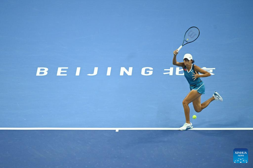 Zhang Shuai advances to China Open last 16 with victory over Minnen-Xinhua