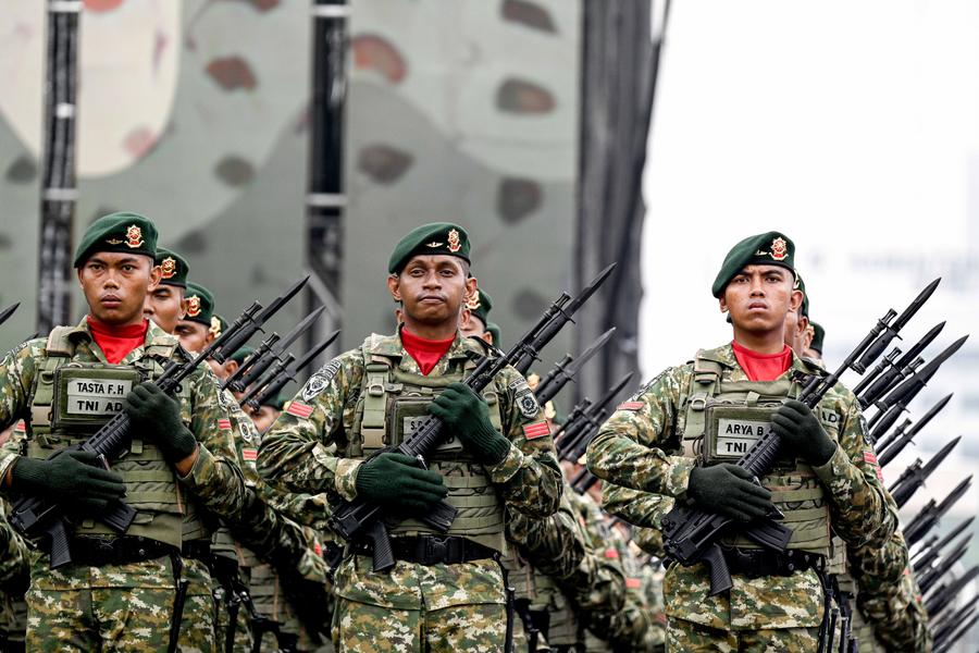 Tentara Nasional Indonesia mempersiapkan HUT ke-79 berdirinya-Xinhua