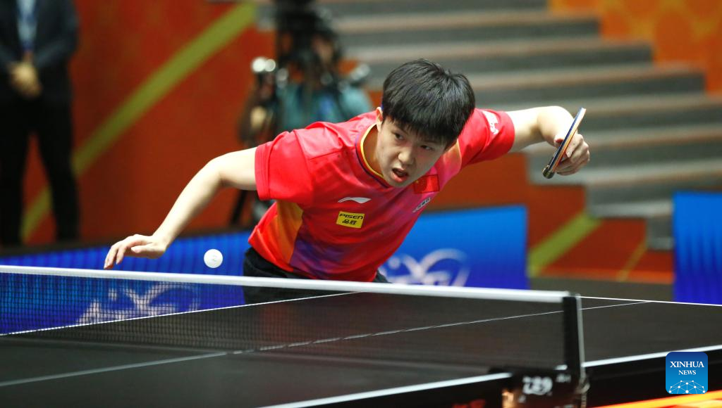China retains men's team title at Asian Table Tennis ChampionshipsXinhua